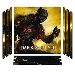Dark Souls III 3 DS3 Game Skin For Sony Playstation 4 Pro - PS4 Pro Console - 100% Satisfaction Guarantee