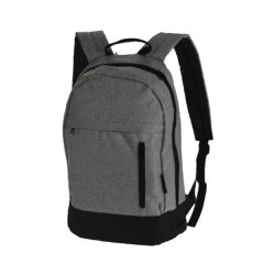 Student Laptop Backpack - Black And Grey Design - 18 Litres