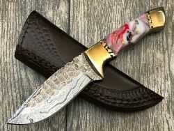SA Knives Handmade Damascus Steel Hunter