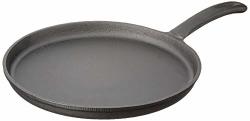 Jim Beam JB0216 10.5" Pre Seasoned Cast Iron Skillet For Grill Gas Oven Electric Induction And Glass Black
