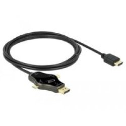 85974 Video Cable Adapter 1.75 M Displayport + MINI Displayport + USB Type-c HDMI Anthracite