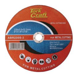 Cutting Disc Steel And Ss 230X3.0 X22.22MM - 4 Pack