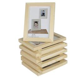 Fasthomegoods Wallniture Kids Diy Projects Picture Frames Crafting Unfinished Wood 5X7 Set Of 10