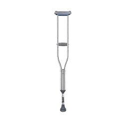 Canes- Stainless Steel Underarm Double Crutches Non-slip Adjustable Walking Stick Light Old Man Elderly Disabled Help Abduct Size : Large
