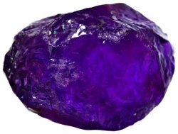G.i.s.a. Certified 80.45ct Amethyst Vivid Purple Uncut