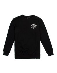 Wrung XL Crime Crewneck Sweater in Black