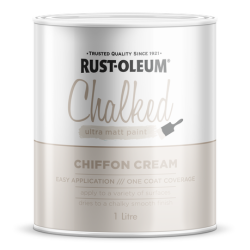 Decorative Chalked Paint Brush Matt Chiffon Cream 1 L