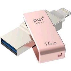Iconnect MINI 6I04-016GR3001 Rose Gold Apple Mfi 16 Gb Mobile Flash Drive W Lightning Connector For Iphones Ipads Mac & PC USB 3.0