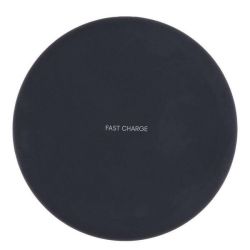 Wireless Fast Charger For Samsung S7 S8 Iphone 8 X - Black
