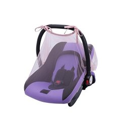 Baby Mosquito Net For Strollers Carriers Car Seats Cradles Iuhan Baby Crib Seat Mosquito Net Newborn Curtain Car Seat Insect Netting Canopy Cover Pink