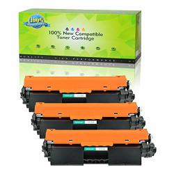 Nineleaf Compatible Toner Cartridge Replacement For Hp 30A CF230A Laserjet Pro M203DW Laserjet Pro Mfp M227FDW M227FDN Printer 3 Black Up To 1 600