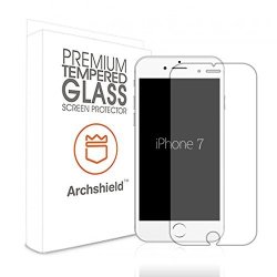 Archshield I7GHD Iphone 7 Screen Protector Crystal Clear Tempered-glass Screen Protector 99.99% Clarity - Retail Packaging