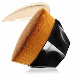 Mini Precision Flat Top Kabuki Brush - Mypreface Synthetic Small Flat Top  Kabuki Makeup Brush Best for