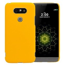 GOODTRADE8 LG G5 Case Gotd Solid Color Hard Back Cover Case For LG G5 Yellow