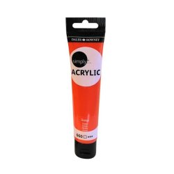 : Simply Acrylic Slim Tube 75ML - Orange
