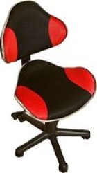 Mid Back Office Chair Red