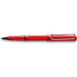 Safari Rollerball Pen - Medium Nib Black Refill Red