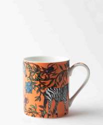 Zebra Coffee Mug - Orange