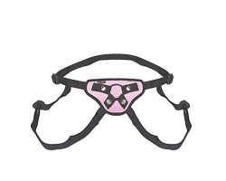 Lux Fetish Pretty In Pink Strap-on Harness -