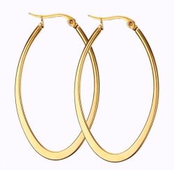 - Circle Loop Earrings