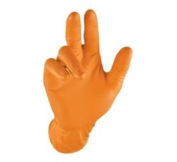 Large Non Slip Gloves Orange GLRU054L