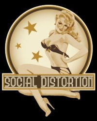 Licenses Products Social Distortion Pin Up Sticker