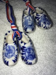 Delft Hand Painted Cloggs