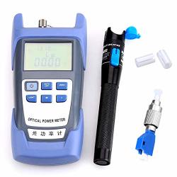FIBER Optical Power Meter 1MW Visual Fault Locator With Fc-lc Adapter Optic Cable Tester Checker Test Tool For Catv Telecommunications Engineering Maintenance
