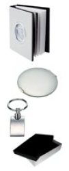 GIFT Set-photo Album Mirror Compact & Key Ring
