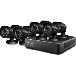 Swann DVR8-1590 8 Channel Video Recorder & 8 X Pro-t835 Cameras