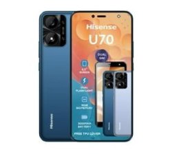 Hisense U70 Dual Sim 3G Smart Phone 16GB - Blue