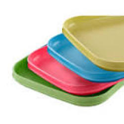 Tupperware Picnic Pack Large Picnic Plates 4 Special Microwaveable With Matching Deco Tumblers