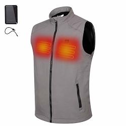 Sunbond Rechargeable Heated Vest 5V 7500MAH Batteries For Quick Heating Work Up To 4 Hours Using As Riding Bicycle And Motorcycle Fishing Skiing Snow