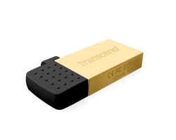 Transcend Jetflash 16GB Gold USB2.0 Otg Flash Drive