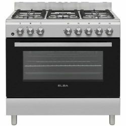 ELBA Essential 90CM Full Gas Cooker Stainless Steel 04 96CL 828