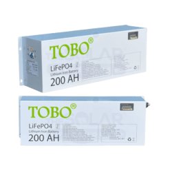 Tobo Sungod 12V 200AH 2.56KWH Lithium Battery LIFEPO4