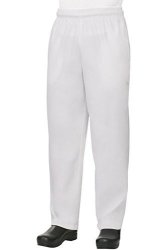Baggy White Chef Pants Size Large