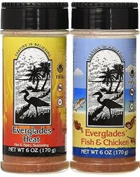 Everglades Foods Inc. Everglades Heat + Fish & Chicken Seasoning 6OZ Bottles 2-PK