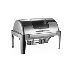Rectangular Stainless Steel Roll Top Chafing Dish