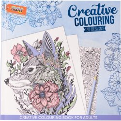 Crazy Crafts Creative Colouring Book - Blue