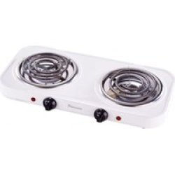 Pineware - 2000W Double Spiral Hotplate - White