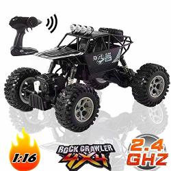 Off Road Rc Trucks High Speed Racing Car 1 16 Scale Remote Control Monster 2.4GHZ 4WD With Rechargeable Batteries For All Adults & Kids