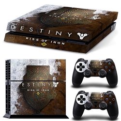 Zoomhit PS4 Playstation 4 Console Skin Decal Sticker Destiny Rise Of Iron + 2 Controller Skins Set
