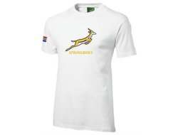 Springbok Unisex T-Shirt - White L