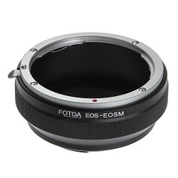 Focusfoto Fotga Adapter Ring For Canon Ef Ef-s Lens To Canon Eos Ef-m Mount Mirrorless Camera Body M1 M2 M3 M5 M6 M10 M50 M100