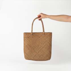 Ally Hand Woven Shopping Bag - Natural Shopper