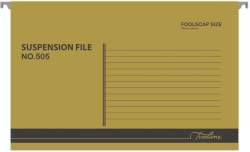 - Foolscap Suspension File 505 - Yellow Box Of 25