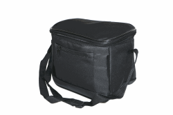 Black 6 Can Cooler Bag - 5 Litre