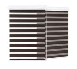 80 X 150 Cm Quality Roller Zebra Blinds Dual Layer Day Night Blinds For Windows-grey