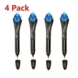 Honscreat 4 Pack 5 Second Uv Light Repair Tool Fix Pen Liquid Plastic Glue Welding Compound Kit